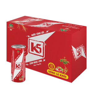 Thực Phẩm Bổ Sung Nước Tăng Lực Sâm Ngọc Linh K5 Dâu Tây Đỏ