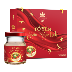 Tổ Yến Sâm Ngọc Linh 60ml - 6 hũ/hộp
